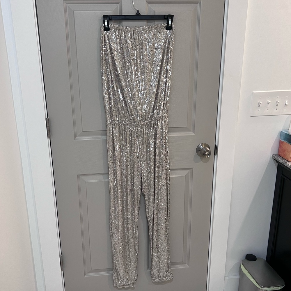 NWT Sequin Jumpsuit